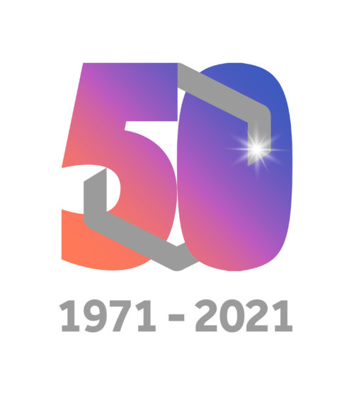 COST 50 Years logo