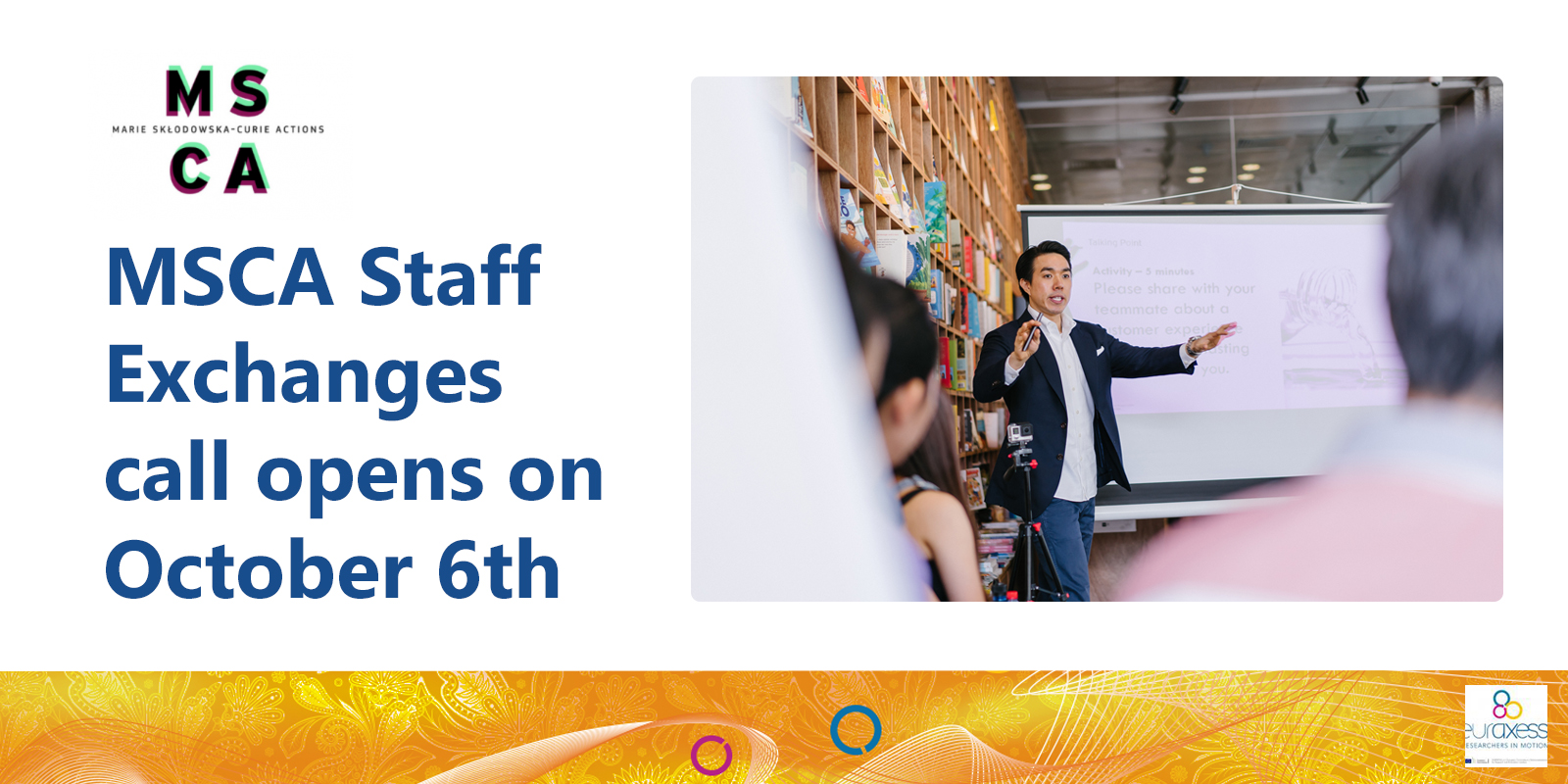 MSCA Staff Exchanges call opens on October 6th | EURAXESS